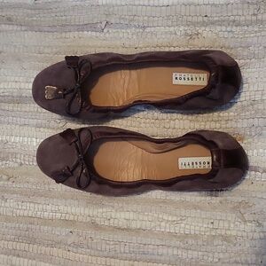Fratelli Rossetti Brown Suade/Leather Ballerina Flats size 38/US 7.5